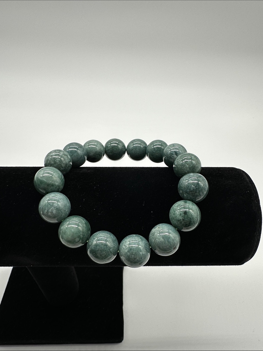 Jumbo Bead Jade Bracelet